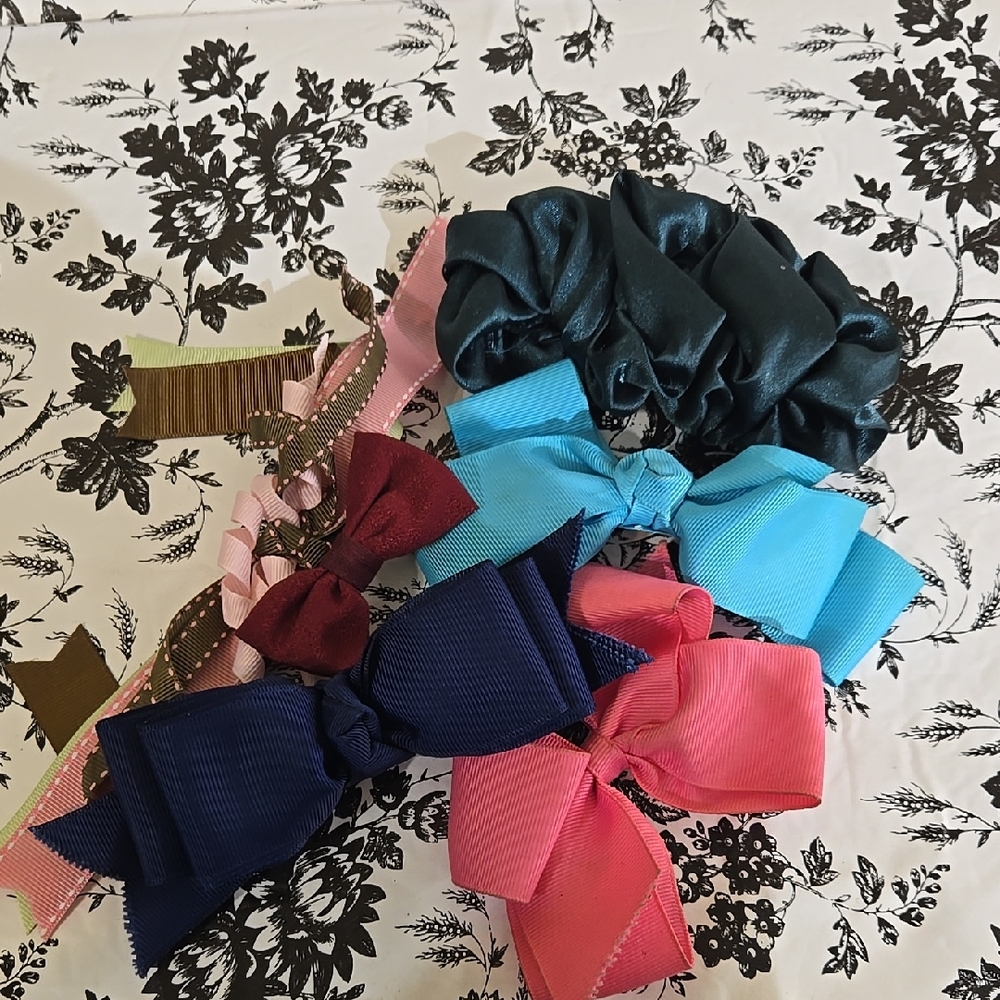 Colorful Kids Hair Bow Set Spk7